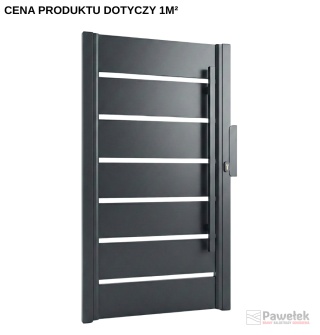 Furtka Ogrodzeniowa Palisadowa Double-Sided