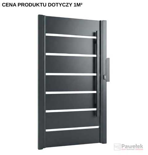 Furtka Ogrodzeniowa Palisadowa Double-Sided