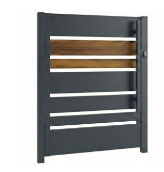 Furtka Ogrodzeniowa Palisadowa Dual Wood-Look