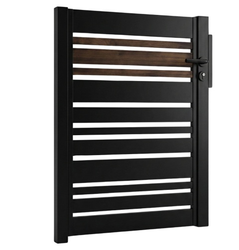 Furtka Ogrodzeniowa Palisadowa Loft Wood-Look