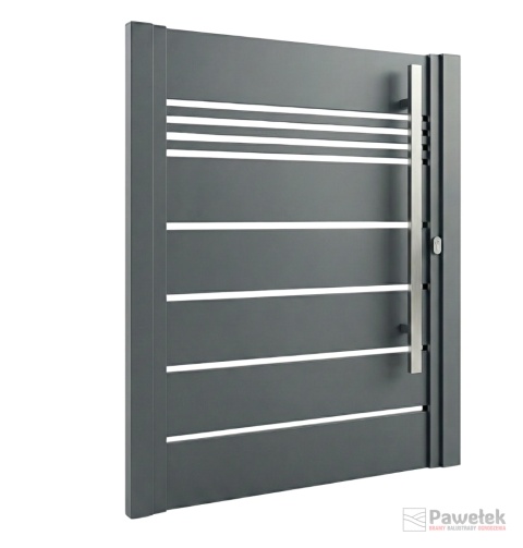 Furtka Ogrodzeniowa Palisadowa Modern Solid