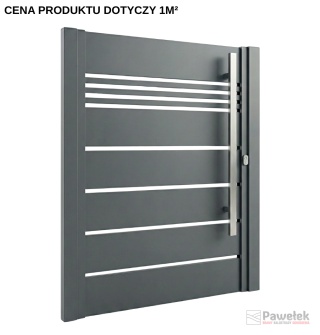 Furtka Ogrodzeniowa Palisadowa Modern Solid