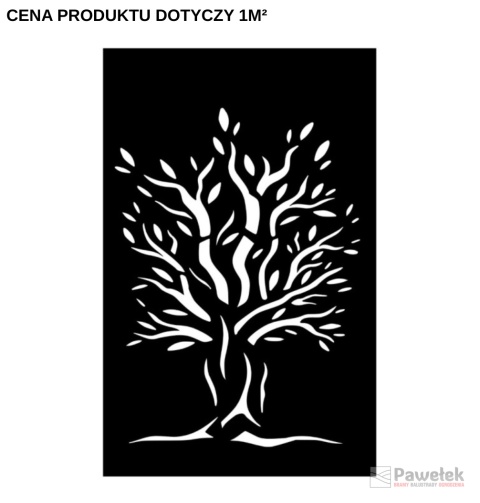 Furtka z Motywem Drzewa