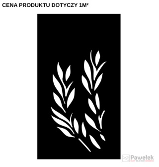 Furtka z Motywem Liści