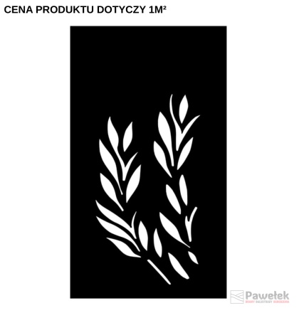 Furtka z Motywem Liści
