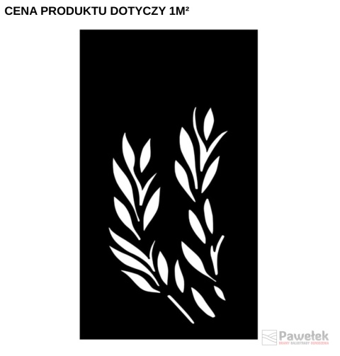 Furtka z Motywem Liści