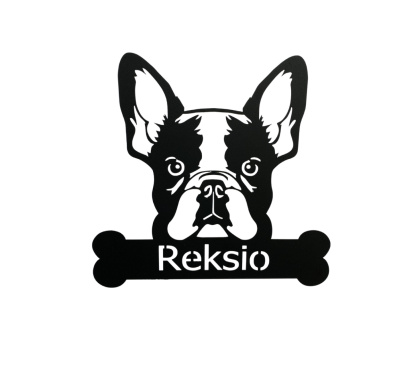 Kostka z imieniem "Buldog Francuski"