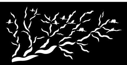 Przęsło Ogrodzeniowe „Drzewo & Ptaki”