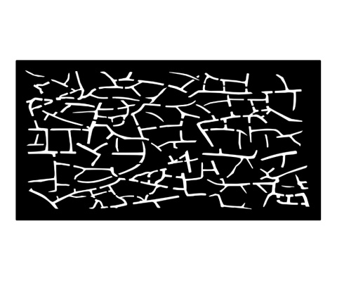 Przęsło Ogrodzeniowe „Pęknięcia”