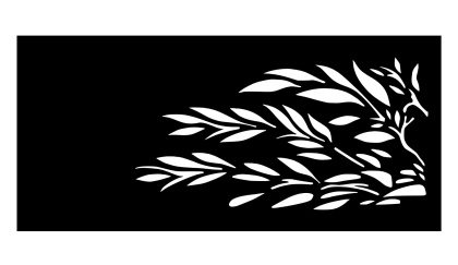 Przęsło Ogrodzeniowe "Botaniczne zdobienie"