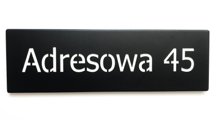 Tablica Adresowa z wkładką PCV