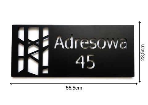 Tablica adresowa "Bambus"