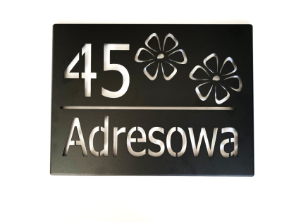 Tablica adresowa "Kwiaty"