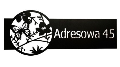 Tablica adresowa "Motyle"